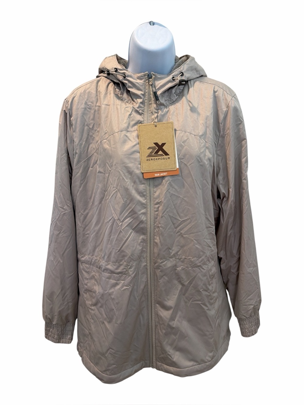 ZEROXPOSUR Hooded Rain Jacket Women’s size large
